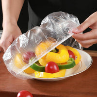 50pcs Disposable Food Bowl Cover Bag Storage Bag Dust Fresh Keeping Bags Kitchen Food Multifunctional Use 60 x 70 cm