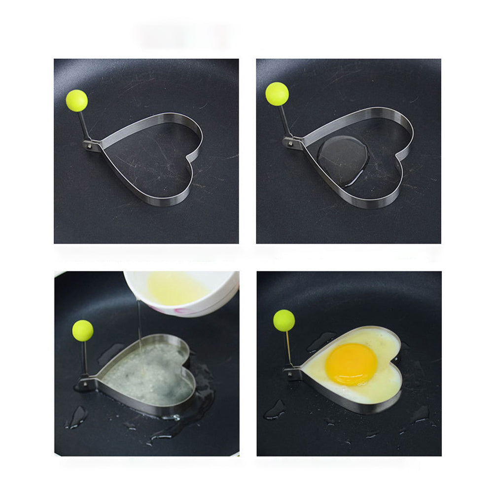 Stainless steel omelette mold baking tools gifts 4 pcs
