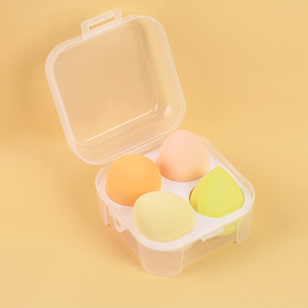 (NET) Makeup Cosmetic Puff Makeup Sponge With Storage Box Foundation Blending Sponge