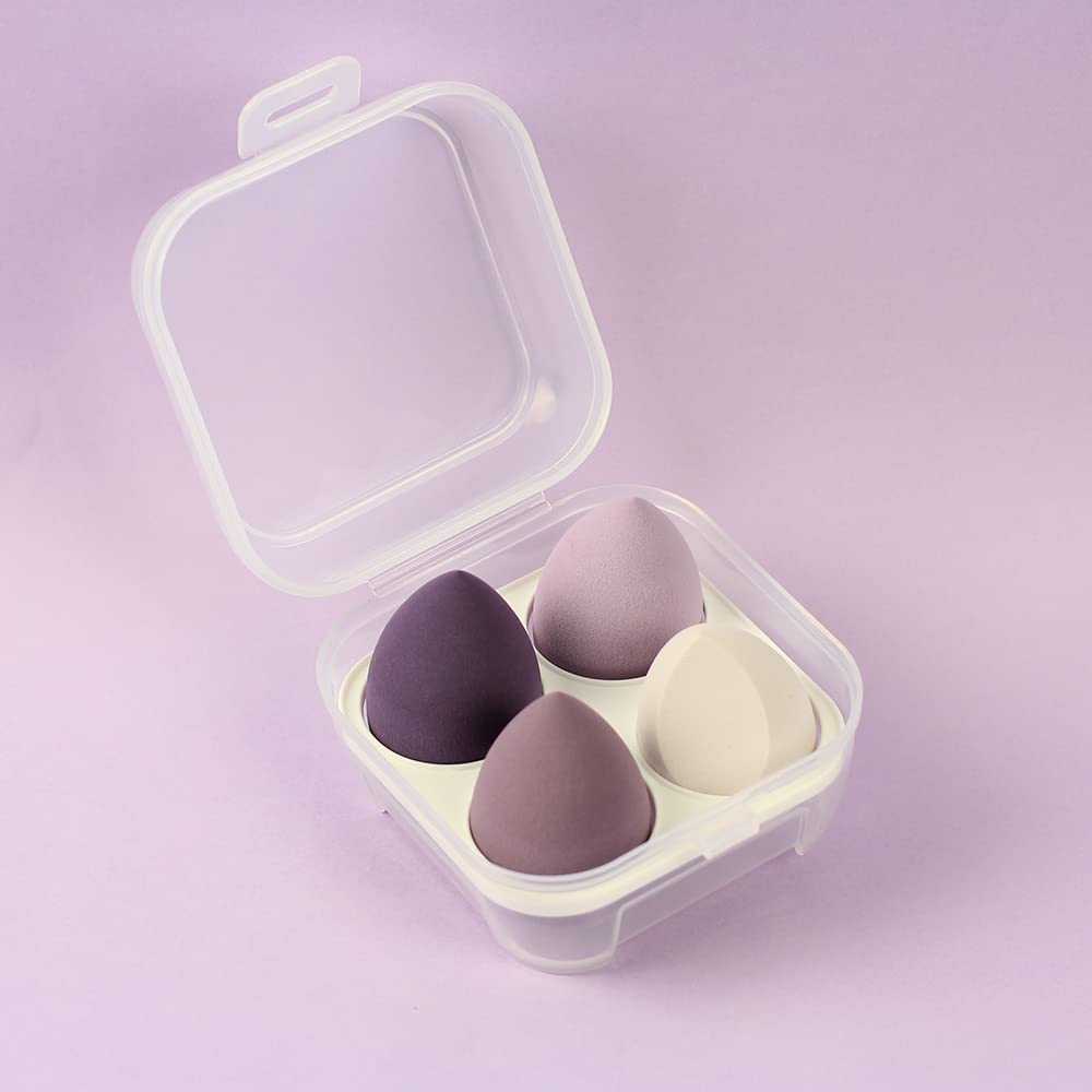 (NET) Makeup Cosmetic Puff Makeup Sponge With Storage Box Foundation Blending Sponge