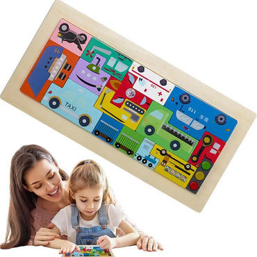 Wooden Educational Montessori Puzzle Toys for Curious Toddlers