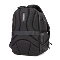 (NET) Black Backpack With Lunch Box & Pencil Bag Set Of 3 Pcs