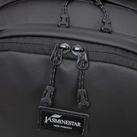 (NET) Black Backpack With Lunch Box & Pencil Bag Set Of 3 Pcs