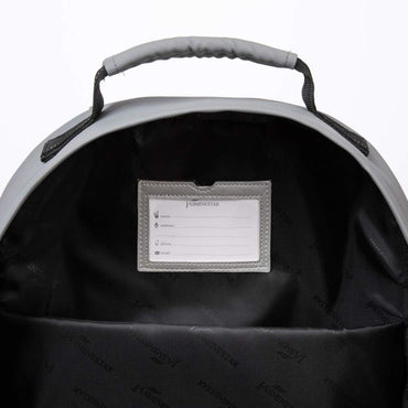 (NET) Grey Backpack with Lunch Box & Pencil Bag Set Of 3 Pcs