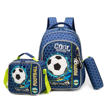 (NET) Teenage Primary School Backpack Set Of 3 Pcs