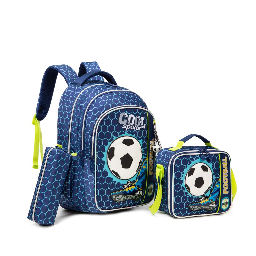 (NET) Teenage Primary School Backpack Set Of 3 Pcs