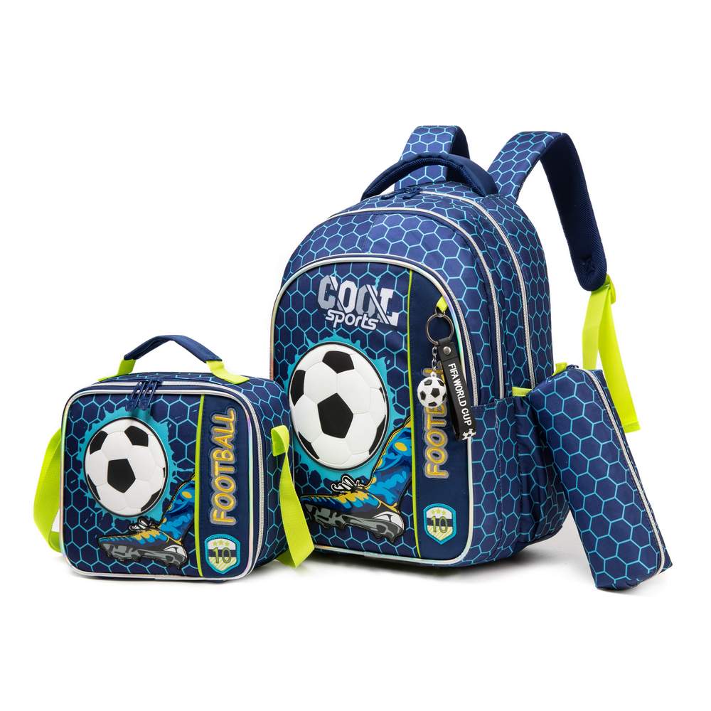 (NET) Teenage Primary School Backpack Set Of 3 Pcs