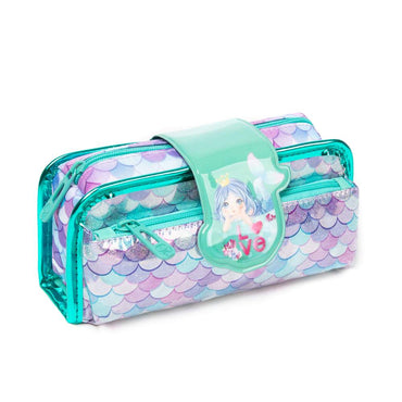 (NET) Mermaid Green Pencil Case