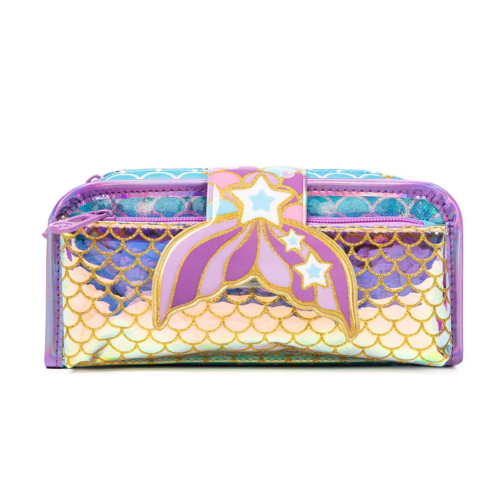 (NET) Mermaid Purple Pencil Case