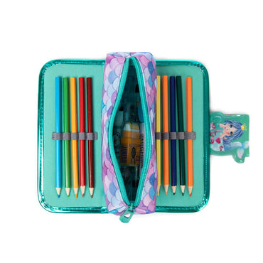 (NET) Mermaid Green Pencil Case