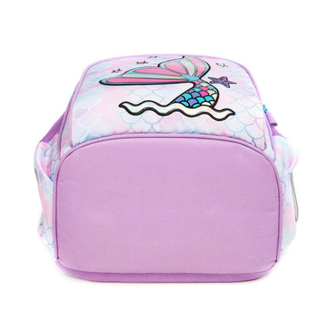 (NET) School Bag with Lunch Bag and Pencil Case Mermaid Set Of 3  Pcs