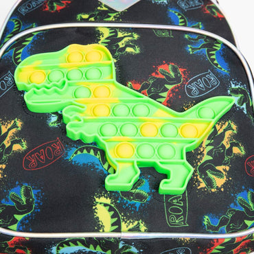 (NET) Dinosaur Rolling Backpack With Lunch Box Kids Backpack With Wheels Set Of 3 Pcs