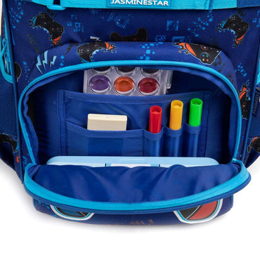 (NET) Game School Bag With Lunch Bag And Pencil Case Set Of 3 Pcs