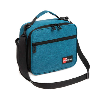 (NET) Blue Insulated Lunch Bag For With Shoulder Strap