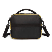 (NET) Heart Shaped Lunch Bag With Bottle Holder Crossbody Lunch Box With 3 Compartments