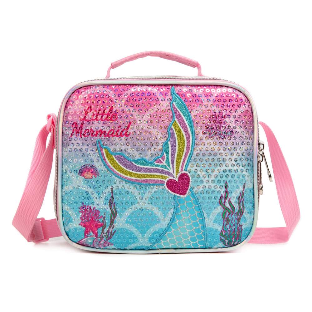 (NET) Little Mermaid Backpack For Girls Set Of 3 Pcs