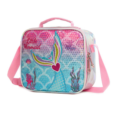 (NET) Little Mermaid Backpack For Girls Set Of 3 Pcs