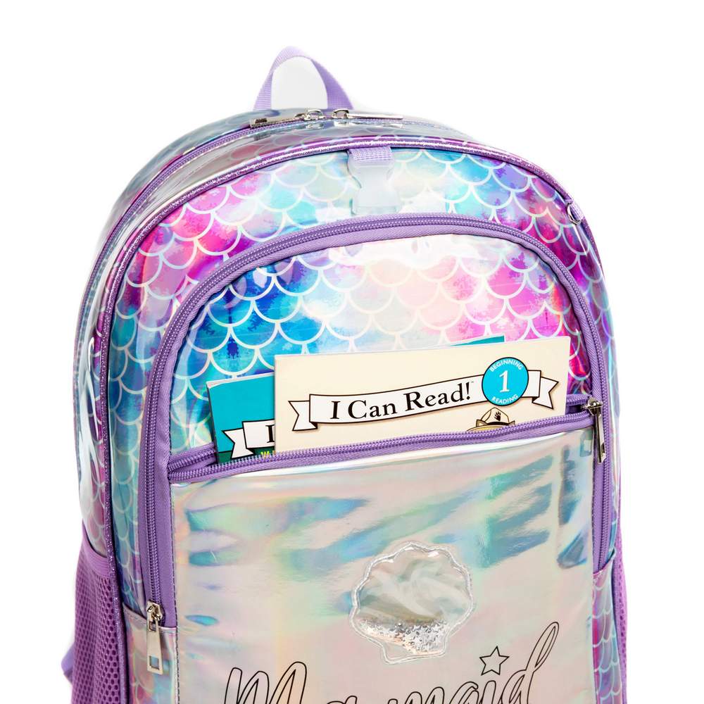 (NET) Mermaid Girls School Backpack Set 3 Pcs