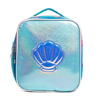 (NET) Mermaid Glitter Backpack With lunch Box Set Of 3 Pcs