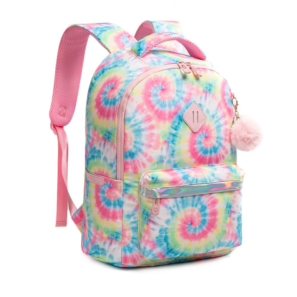 (NET) Rainbow Backpack With Pencil Bag Set Of 2 Pcs