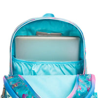 (NET) Mermaid Glitter Backpack With lunch Box Set Of 3 Pcs