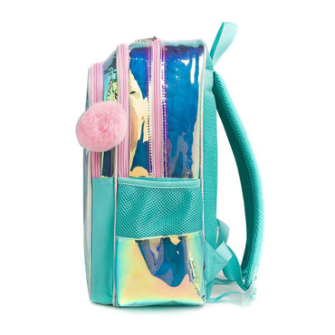 (NET)Mermaid Children's Trolley Backpack School Bag