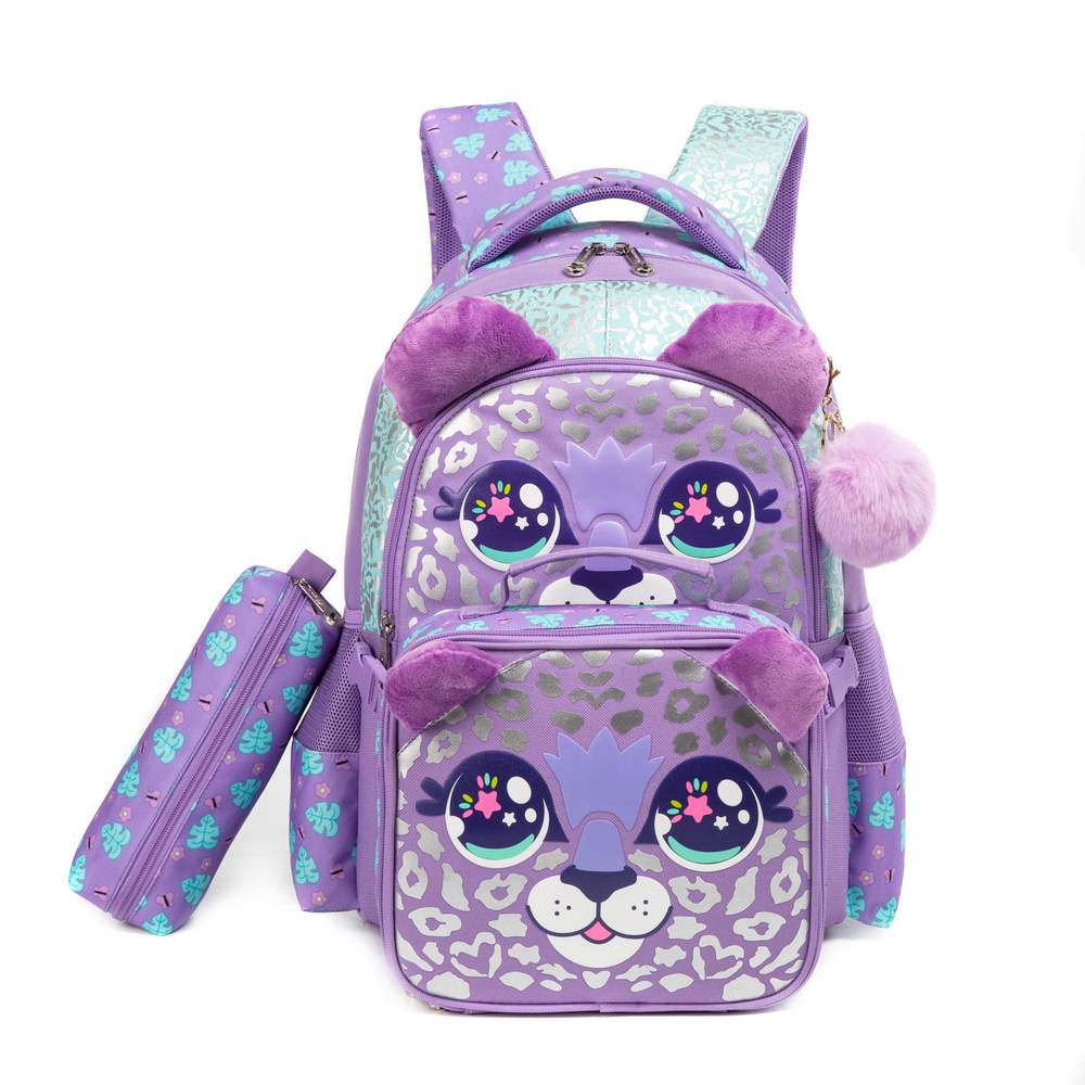 (NET) Cat School Backpack With Lunch Box Set Of 3 Pcs