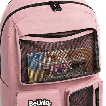 (NET) Meetbelify Kids Multi Pocket Backpacks 1 Pc