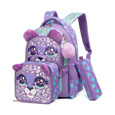 (NET) Cat School Backpack With Lunch Box Set Of 3 Pcs