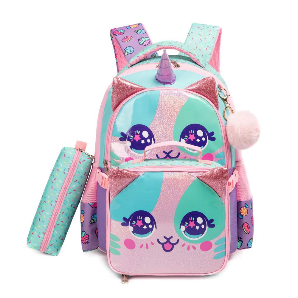 (NET) Kids School Backpack with Lunch Box