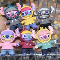 Stitch Genji Street Keychain Blind Box