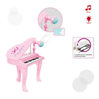 (NET) Children's Simulation Electronic Piano with Microphone