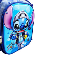 (Net) Stitch Backpack With Pencil Case