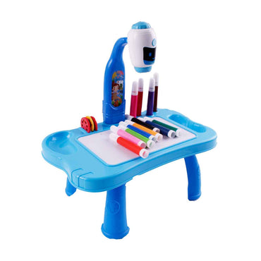 Kids LED Projector Drawing Desk - Educational Painting Toy Set