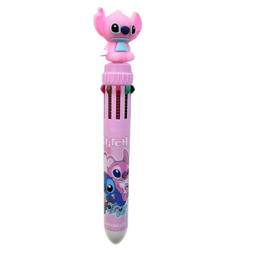 Stitch 10 in 1 Color Retractable Ballpoint Pen Creative