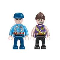 COGO 185 PCS Educational Building Blocks Police Station Toy