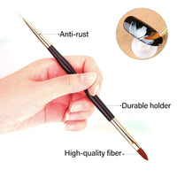 Nail Brush  Home for Nail Art UV Gel Brush Nail Accessories Acrylic Fingernails