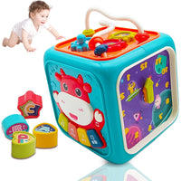 (net) Thrive Toys Baby Activity Cube 6 In 1
