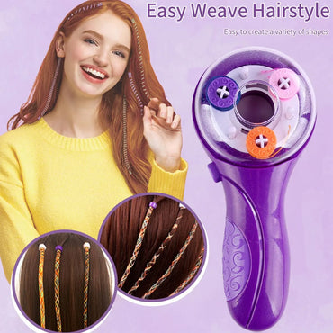 Electric Hair Braider Kit - Fashion Salon Pretend Play Toy