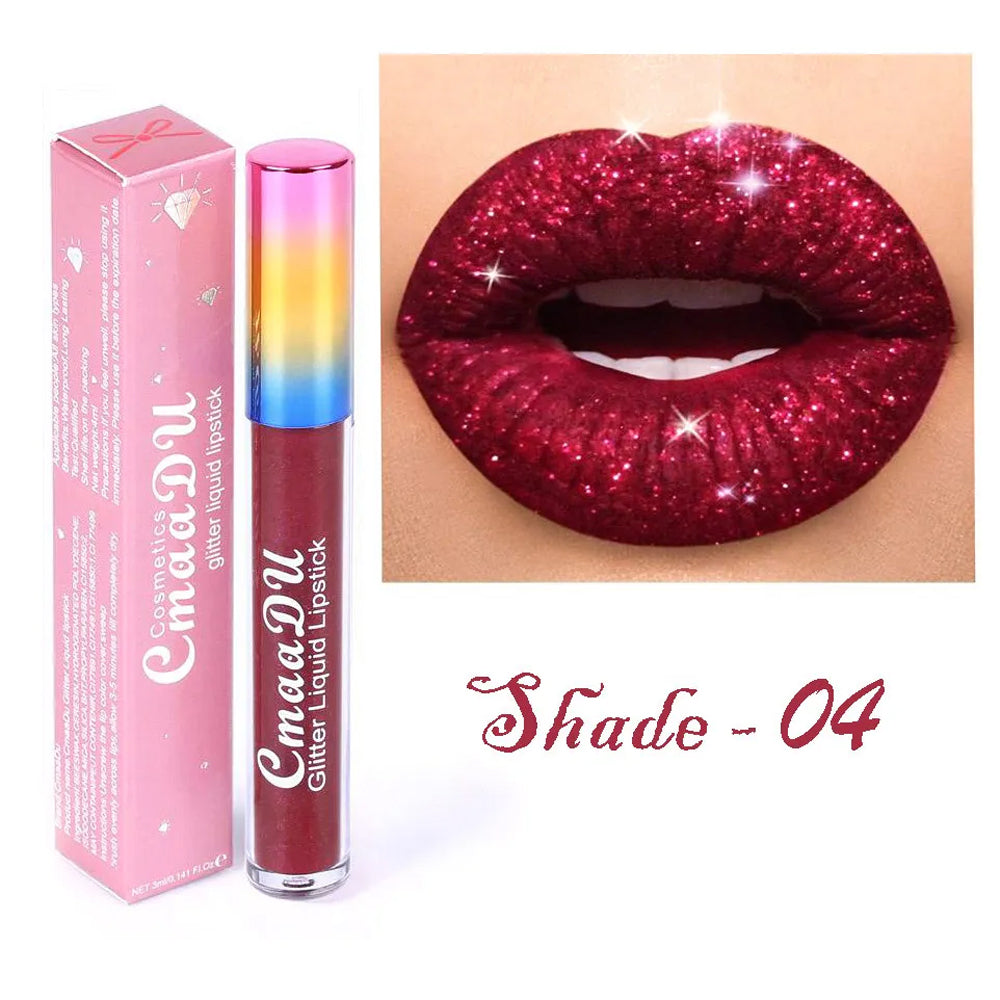 (NET) Glitter Flip Liquid Lipstick Matte Waterproof/900070