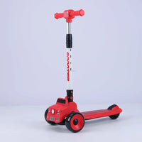 (Net) Scooter Safe Scooter With Non-Slip Deck For Stability Music-Infused 3 Wheel