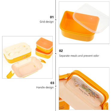 Rabbit Design 2-Layer Lunch Box