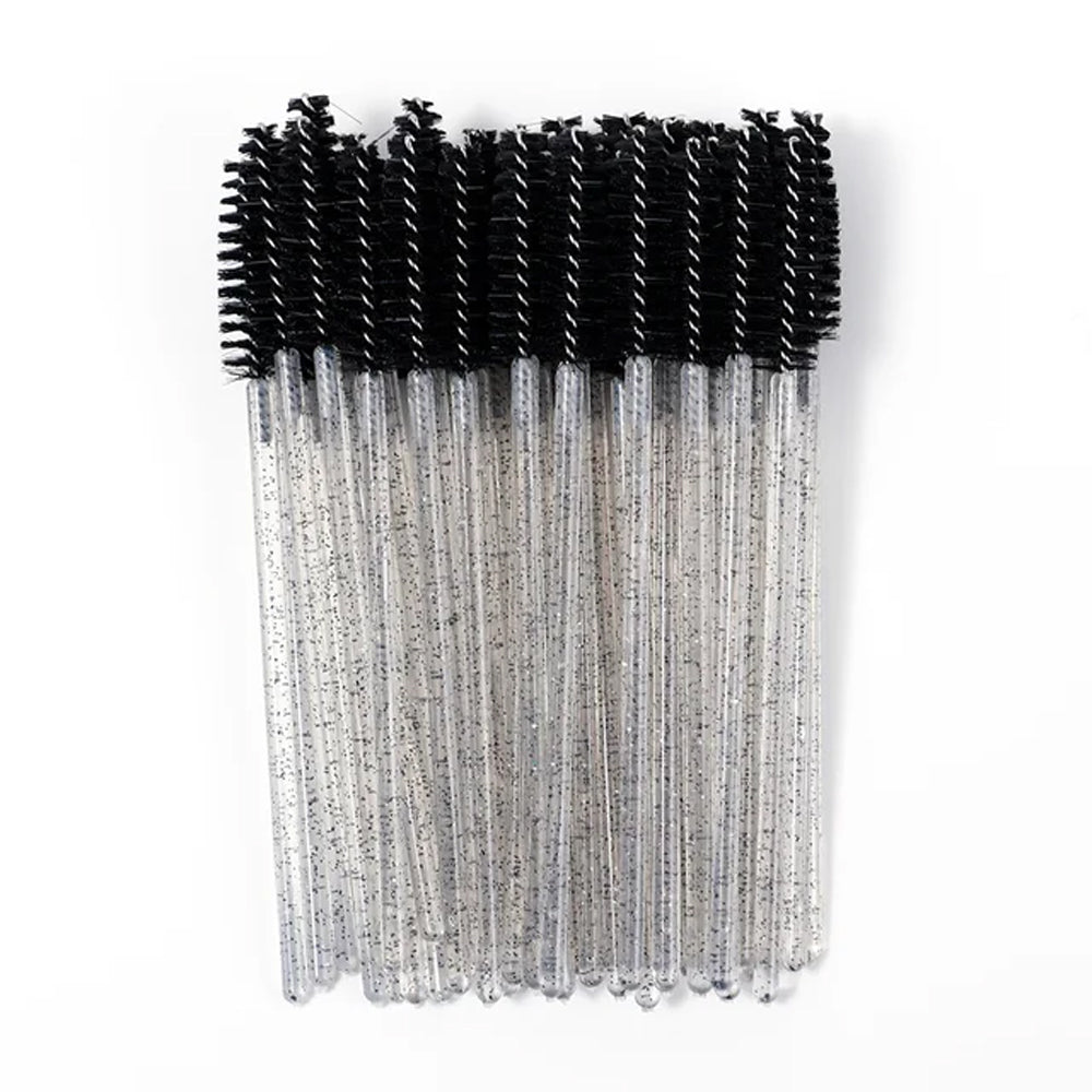 (NET) Eyelash Brush Crystal Mascara Wands 50 Pcs