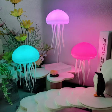 Rechargable Cute RGB Jellyfish Light