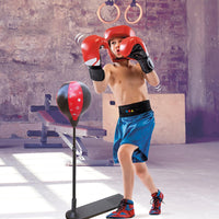 (Net) Height Adjustable Kids' Boxing Set - Outdoor Sports Toy