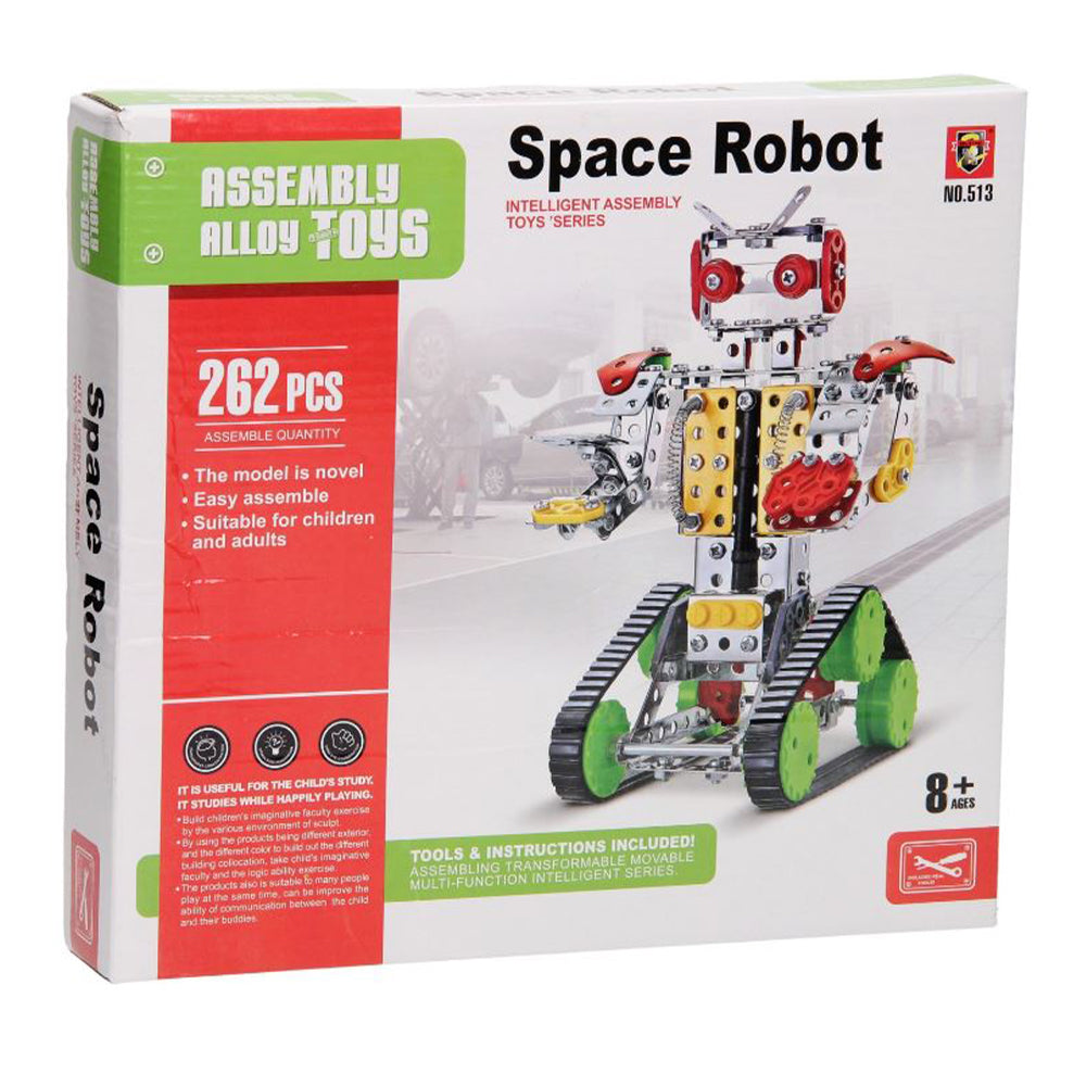 Metal Block Construction Car Model Robot Building Set - Educational Toy