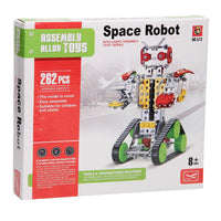 Metal Block Construction Car Model Robot Building Set - Educational Toy