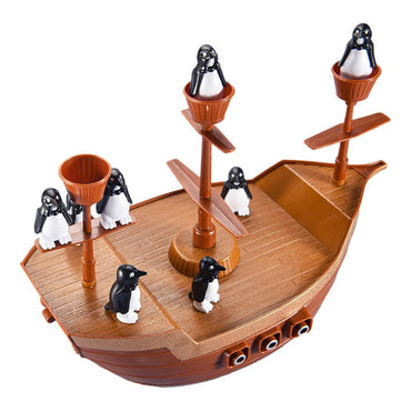 Balance Penguin Pirate Boat