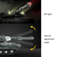 Remote Control Military Tank with Rotating Turret and Sound