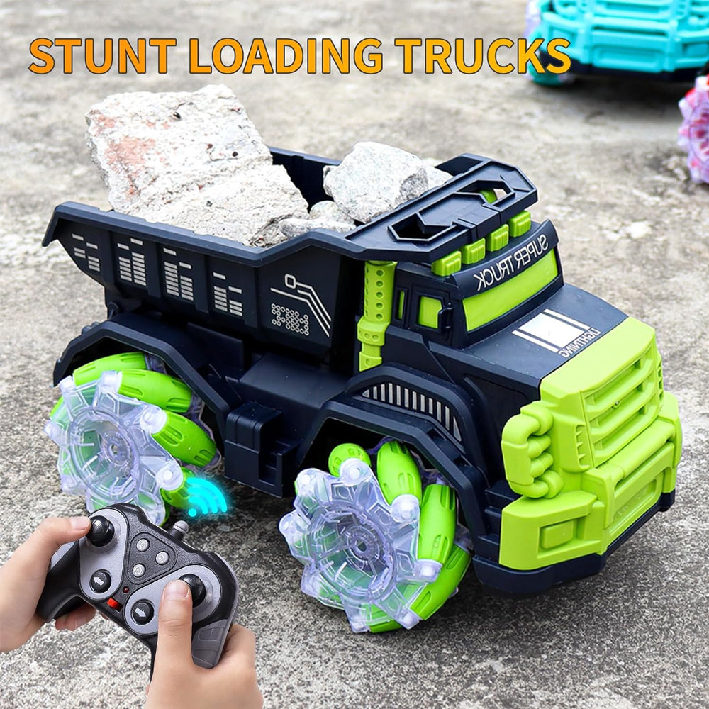 (Net) Off-Road High-Speed Remote Control Truck with Music - RC Toy Car